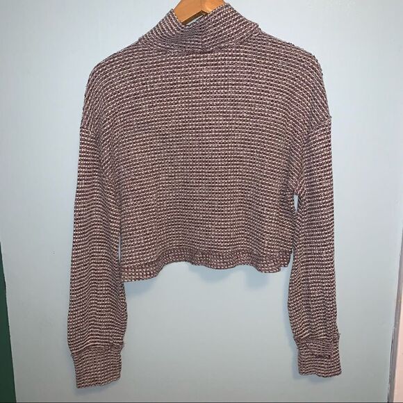 Free People Mock neck Thermal crop Large - Picture 4 of 4